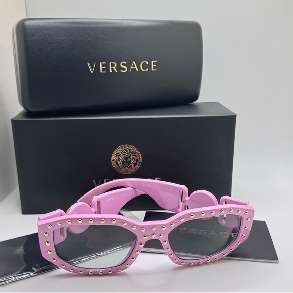 Versace - VE 4361 - studded Medusa “Biggie” Sunglasses -53-18-140 - Picture 13 of 16
